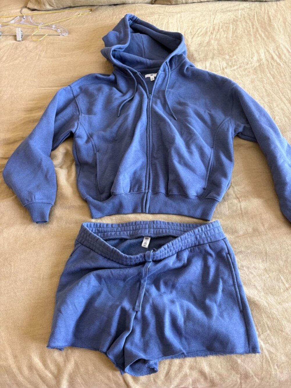 BP Women's Cozy Lounge Set (Top and Bottom) Blue - SIZE S